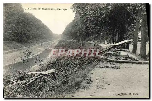 Cartes postales Le canal de St Maurice apres l ouragan