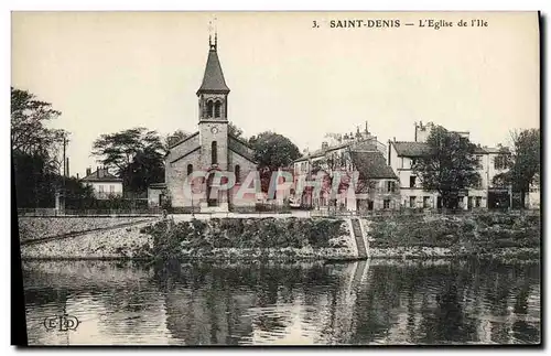 Cartes postales Saint Denis L Eglise de L ile