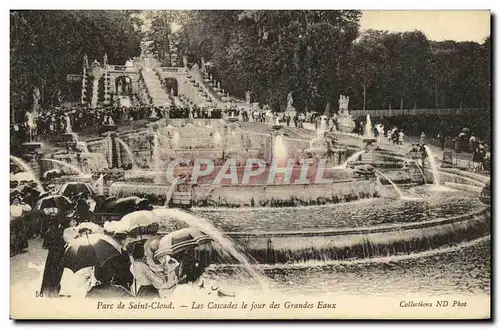 Cartes postales Saint Cloud Les Cascades le Jour des Grandes Eaux