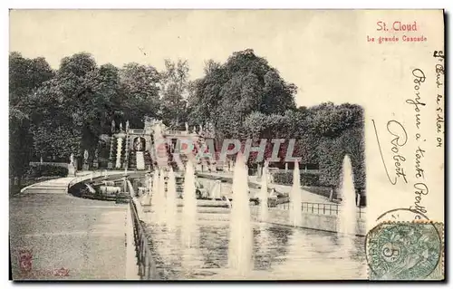 Cartes postales Saint Cloud La grande cascade