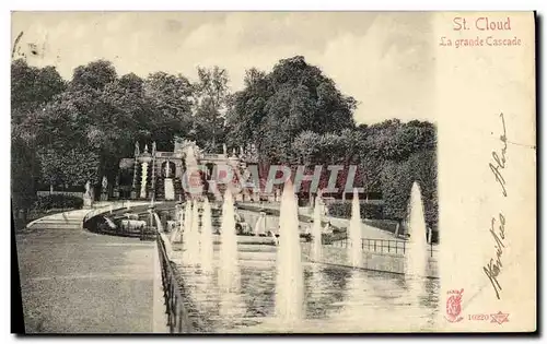 Cartes postales St Cloud La Grande Cascade