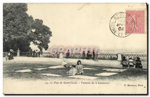 Cartes postales St Cloud Parterre de la Lanterne Enfants