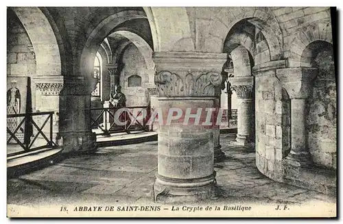 Cartes postales Saint Denis Abbaye De La Crypte de la Basilique