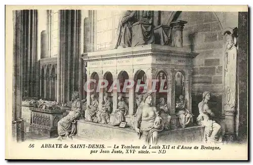 Ansichtskarte AK Abbaye De Saint Denis Tombeau de Louis et d Anne de Bretagne par Jean Juste