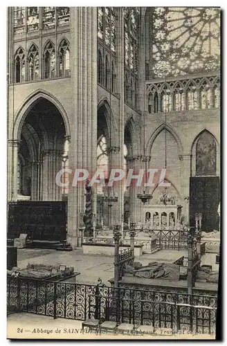 Ansichtskarte AK Abbaye De Saint Denis Les tombeaux Transept de gauche