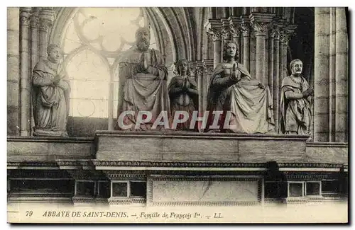 Cartes postales Abbaye De Saint Denis Familie de Francois 1er