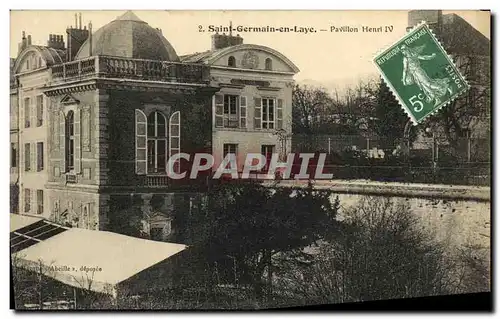 Cartes postales Saint Germain en Laye Pavillon Henri IV