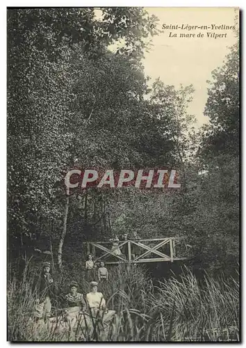 Cartes postales Saint Leger en Yvelines La Mare de Vilpert animee