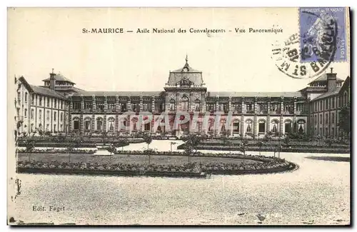Cartes postales Saint Maurice Asile National des Convalescents Vue Panoramique