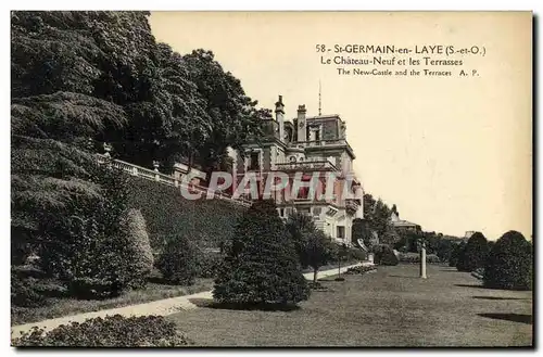 Cartes postales Saint Germain en Laye Le Chateau Neuf et les Terrasses