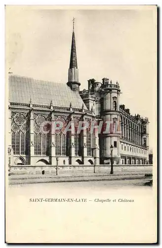 Cartes postales Saint Germain en Laye Chapelle et Chateau