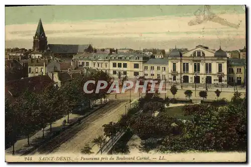 Cartes postales Saint Denis Panorama Pris du Boulevard Carnot