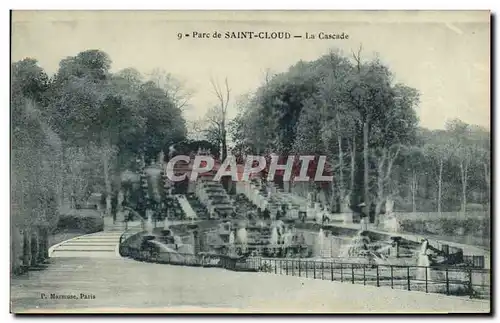 Cartes postales Saint Cloud Le Parc La Cascade