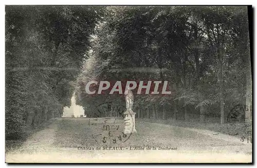 Cartes postales Chateau de Sceaux L Allee de la Duchesse