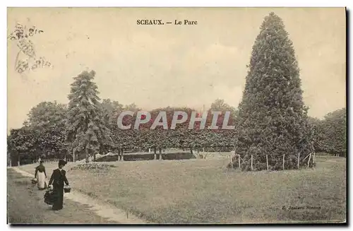 Cartes postales Chateau de Sceaux Le Parc