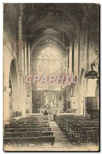 Ansichtskarte AK Sceaux Interieur de L Eglise