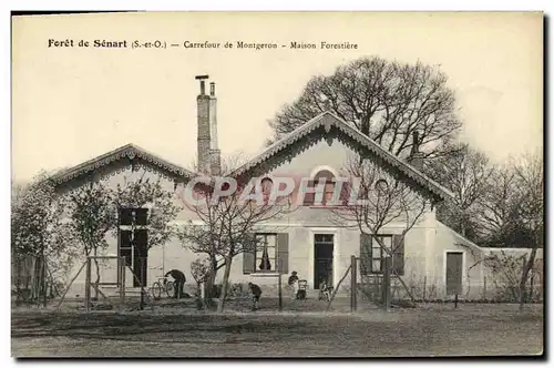 Cartes postales Foret de Senart Carrefour de Montgeron Maison Forestiere