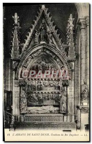 Cartes postales L Abbaye De Saint Denis Tombeau du Roi Dagobert