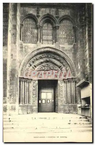 Cartes postales L Abbaye De Saint Denis Portail de droite