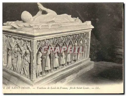 Cartes postales L Abbaye De Saint Denis Tombeau de Louis de France fils de Saint Louis