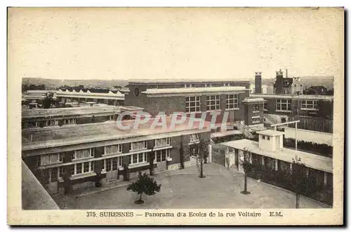 Ansichtskarte AK Suresnes Panorama des Ecoles de la Rue Voltaire