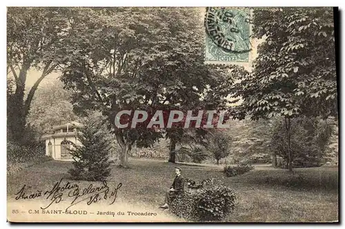 Cartes postales Saint Cloud Jardin du Trocadero