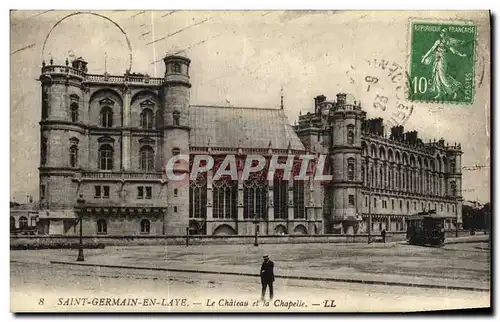 Cartes postales Saint Germain En Laye Le Chateau et la Chapelle