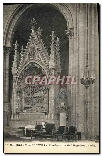 Ansichtskarte AK Abbaye de Saint Denis Tombeau du Roi Dagobert