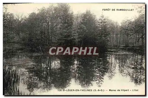 Cartes postales St Leger En Yvelines Mares de Vilpert L ilot Foret de Rambouillet