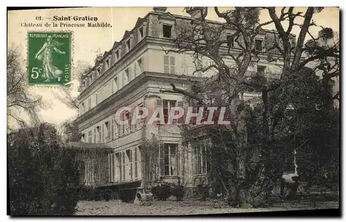 Cartes postales Saint Gratien La Chateau de la Reine Mathilde