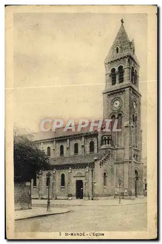 Cartes postales Saint Mande L Eglise