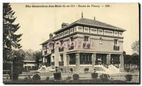 Cartes postales Ste Genevieve des Bois Route de Fleury