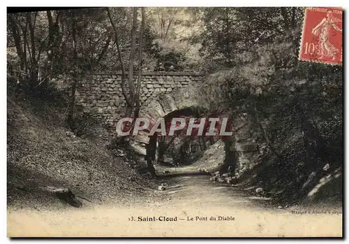 Cartes postales Saint Cloud La Pont du Diable