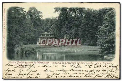 Cartes postales Saint Cloud Ancien jardin reserve de l empereur Kiosque du Trocadero ou pavillon du prince Imper