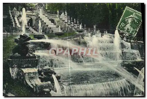 Cartes postales St Cloud Le Parc Grandes eaux