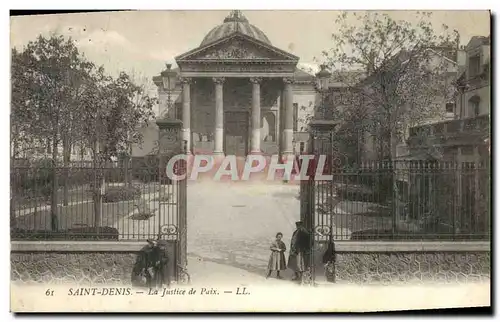 Cartes postales Saint Denis La Justice de Paix