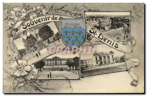 Cartes postales Souvenir de Saint Denis