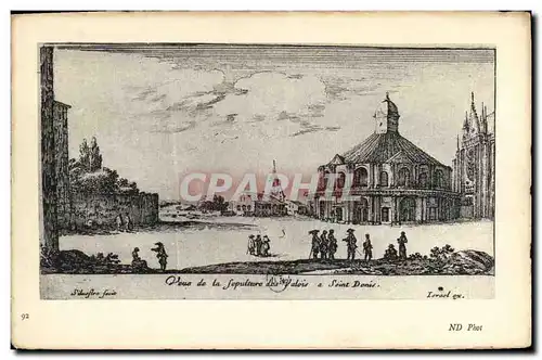 Cartes postales Abbaye De Saint Denis Vues de la Sepulture des Valois