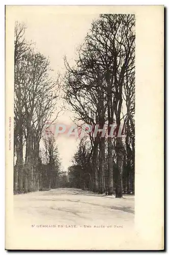 Cartes postales St Germain En Laye Vue Allee Du Parc