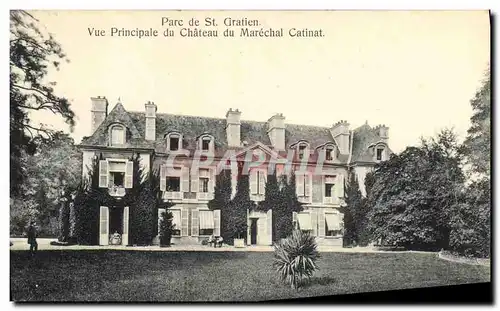 Cartes postales Parc de St Gratien Vue Principale du Chateau du Marechal Catinat