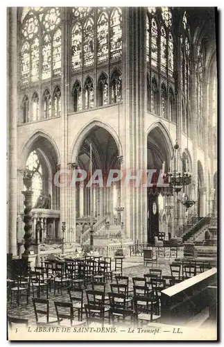 Cartes postales L Abbaye De Saint Denis Le Transept