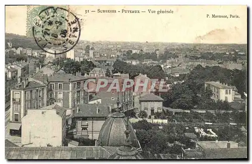 Cartes postales Suresnes Puteaux Vue Generale