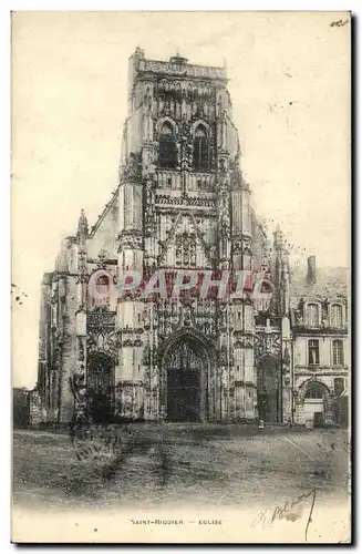 Cartes postales Saint Riquier l eglise