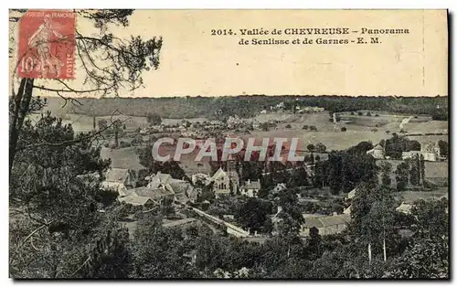 Cartes postales Vallee de Chevreuse Panorama de Senlise et de Garnes