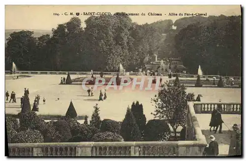 Cartes postales Saint Cloud du Chateau Allee du Fer a Cheval