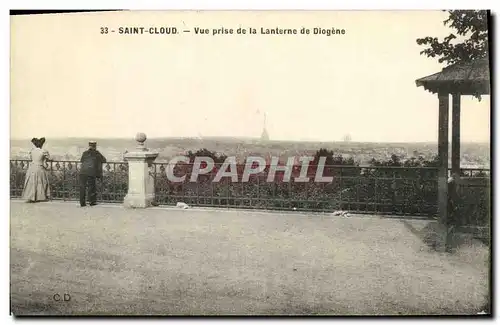 Cartes postales Saint Cloud Vue Prise de la Lanterne de Diogene