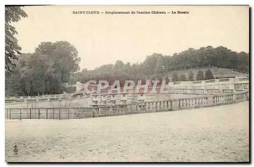 Ansichtskarte AK Saint Cloud Emplacement de L Ancien Chateau La Bassin