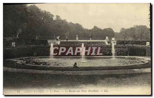 Ansichtskarte AK Saint Cloud Le Parc Le Bassin des Trois Bouillons