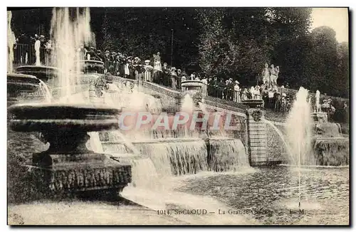 Ansichtskarte AK St Cloud Le Grande cascade