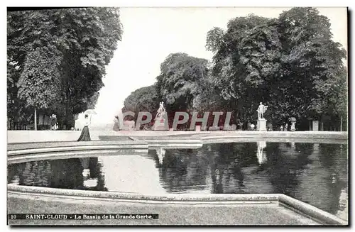 Cartes postales St Cloud Le bassin de la grande gerbe